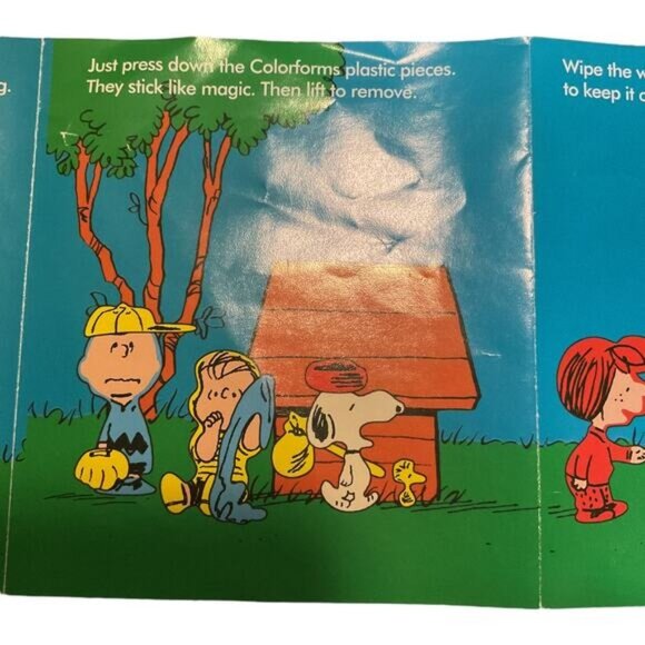 Come Home Snoopy Colorforms Set 1972 Reproduction Peanuts Charles Schultz - Picture 8 of 11